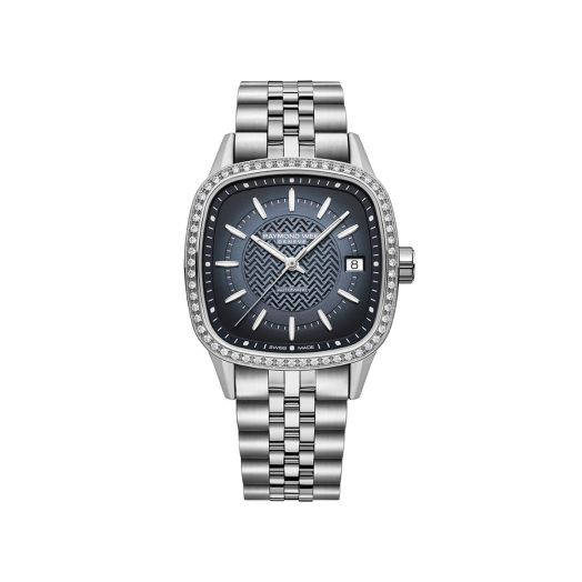 Raymond Weil Blue Dial Diamond Watch