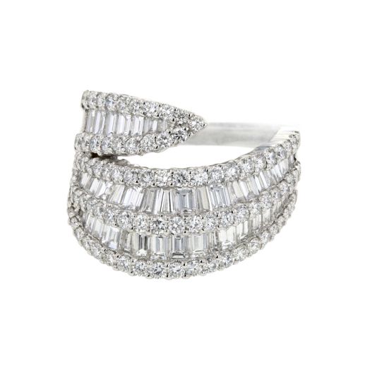 Diamond wrap ring