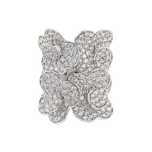 Diamond layered ring