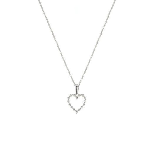 Diamond heart necklace