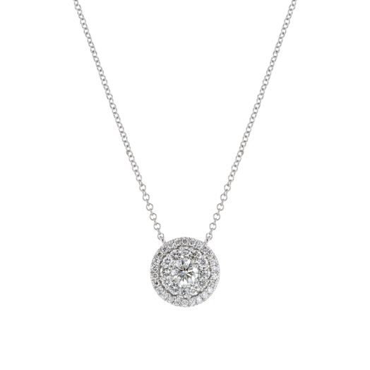 Diamond pendant necklace