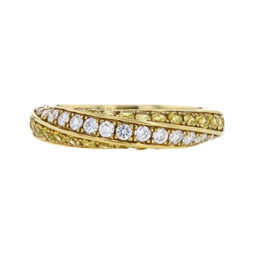 Yellow sapphire band