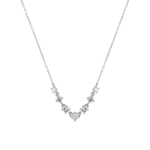 Diamond graduated necklace