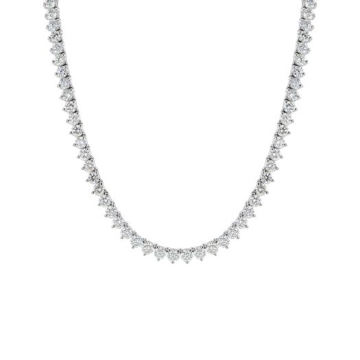 Diamond tennis necklace