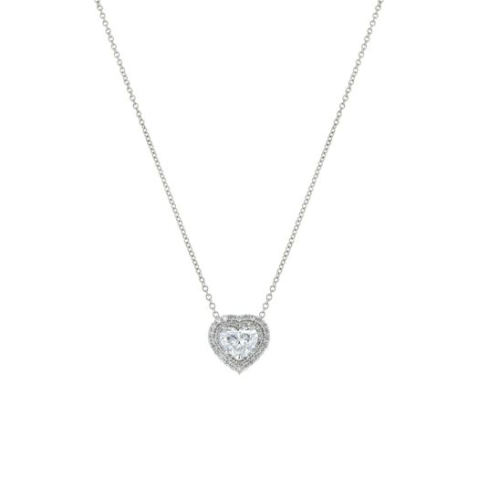 Diamond heart pendant