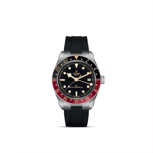 TUDOR Black Bay 58 GMT, 39MM Black Dial, Black Rubber Strap