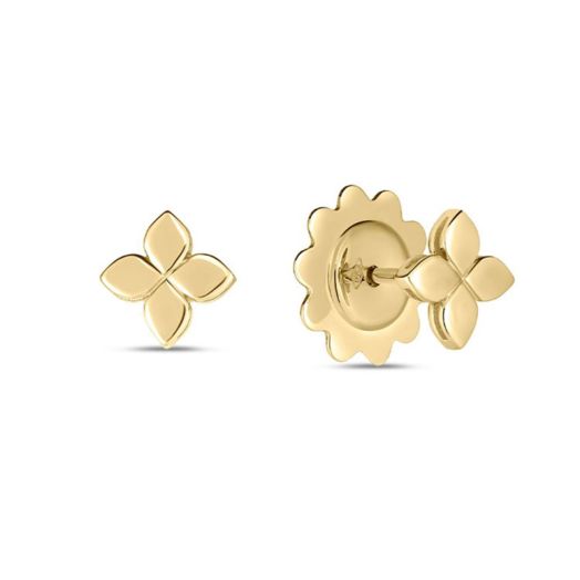 Yellow gold studs