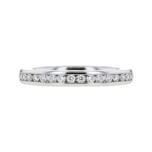 Channel set diamond band