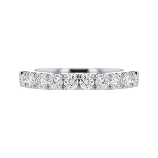 White gold diamond band