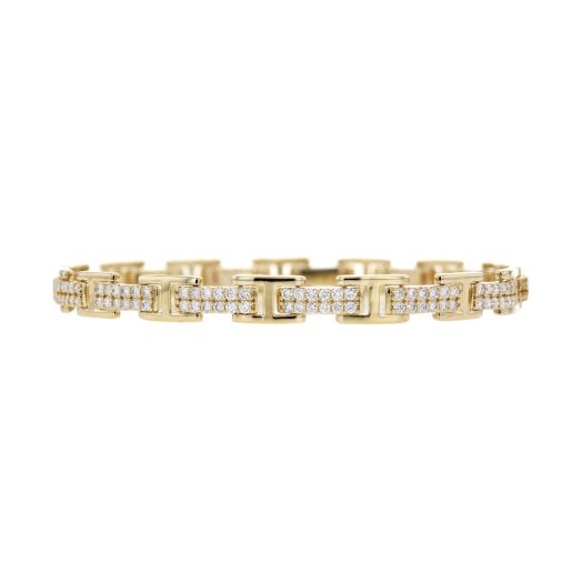 Mens diamond bracelet