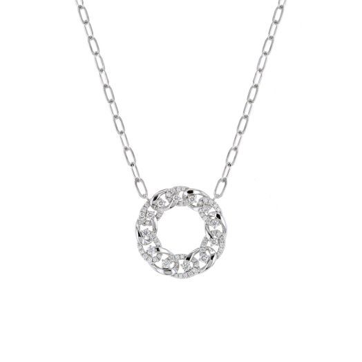 Circular pendant necklace