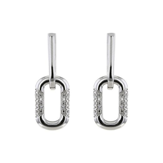 Link dangle earrings