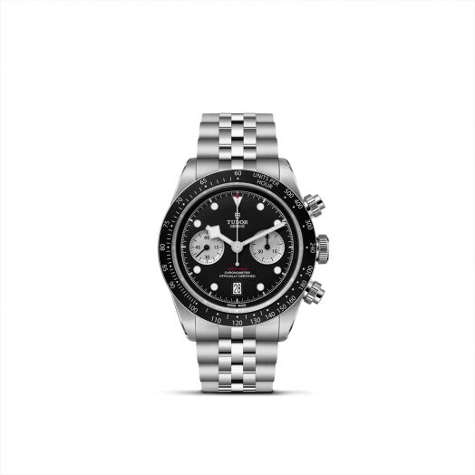 TUDOR Black Bay Chrono, 41MM Black Dial, 5-Link Steel Bracelet