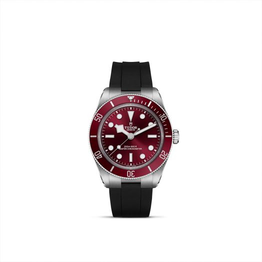 TUDOR Black Bay 58, 39MM Burgundy Dial, Black Rubber Strap
