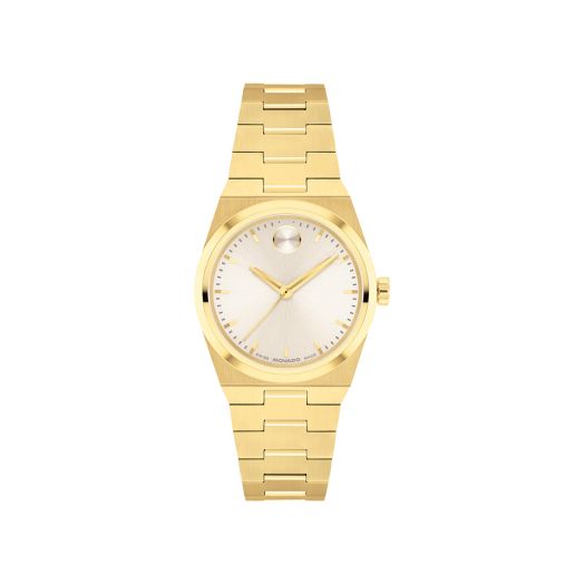 Champagne gold plated watch
