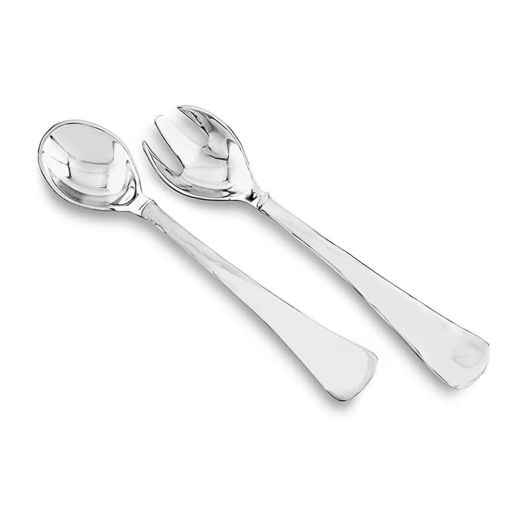 silver salad servers