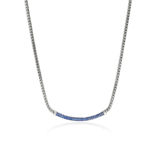 Blue sapphire necklace