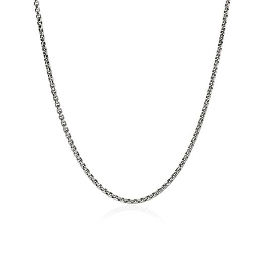 Sterling silver box chain