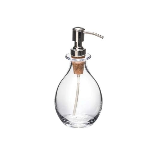 glass soap dispenser