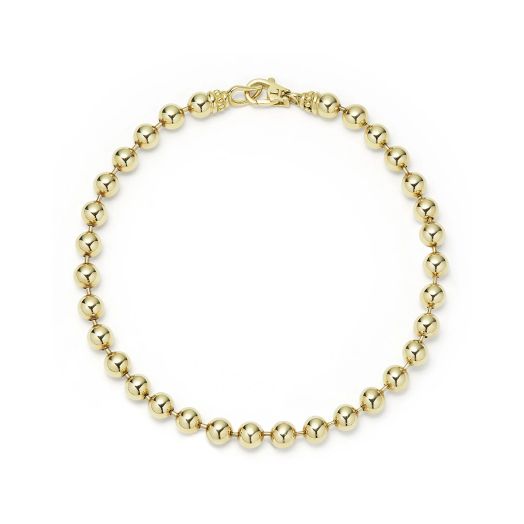 Gold ball chain bracelet