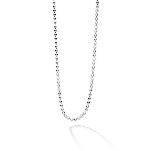 Sterling silver ball chain necklace