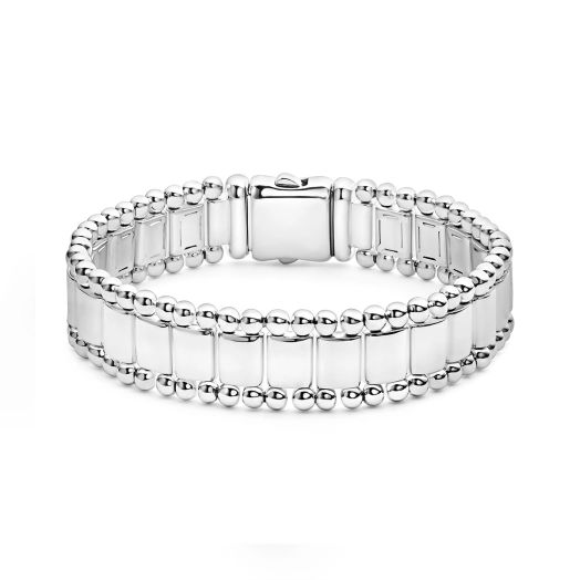 Sterling silver link bracelet
