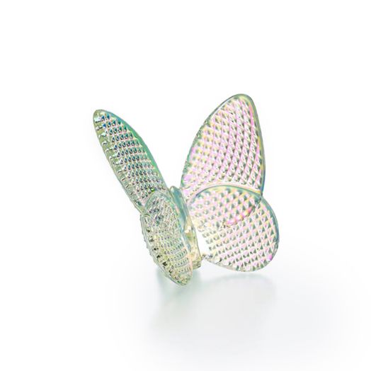 Baccarat Lucky Butterfly, Diamant Iridescent Clear