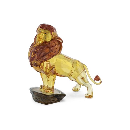 crystal figurine of lion 