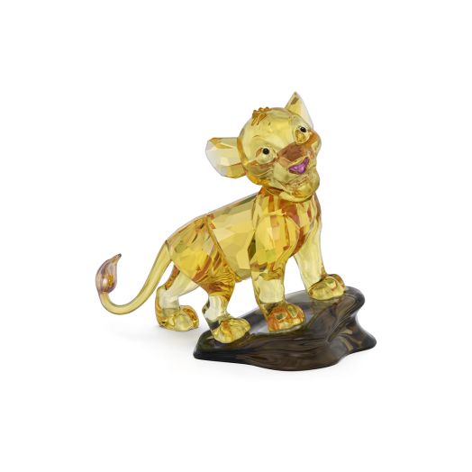 crystal figure of simba lion from movie lion king