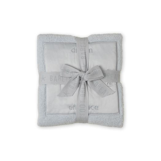 blue blanket wrapped in ribbon