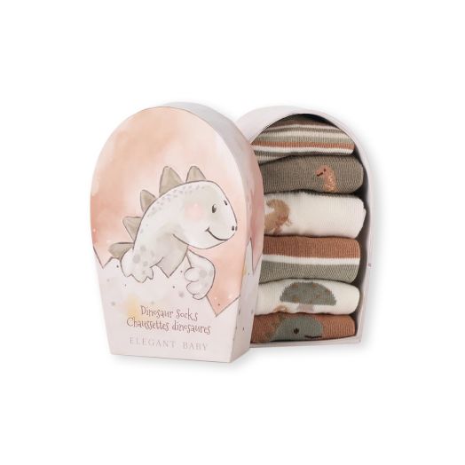 Dinosaur baby socks