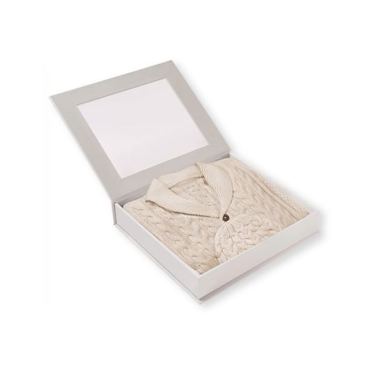 Baby sweater and hat set