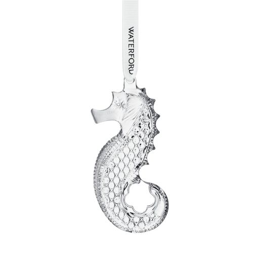 Crystal seahorse ornament