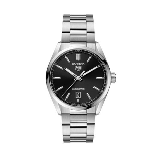 Tag Heuer Carrera 39mm Automatic Watch, Black Dial