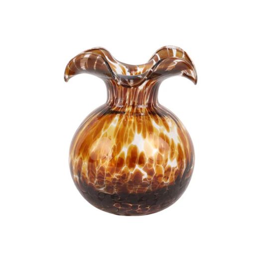 Brown Tortoiseshell Bud Vase 