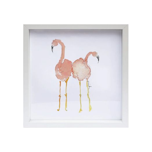 Flamingo watercolor photo