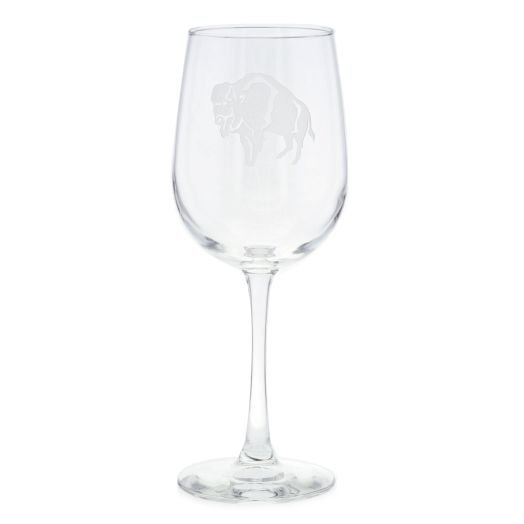 Buffalo wine glass