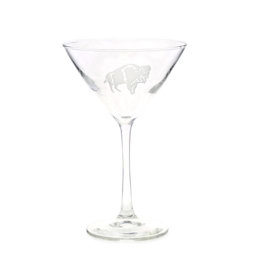 Buffalo martini glass