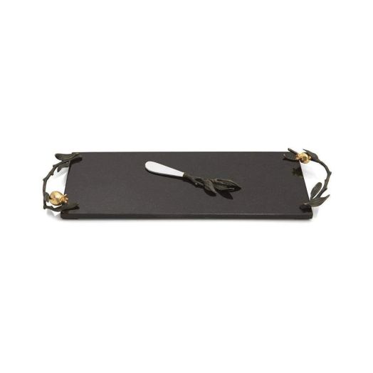 Oxidized Brass Cheeseboard Tray
