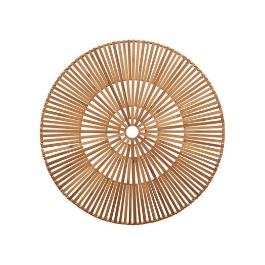 bamboo tan colored placemat