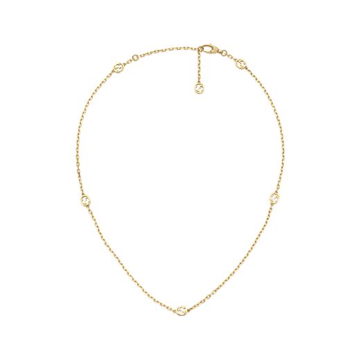 Gucci 18K Yellow Gold Interlocking GG Necklace