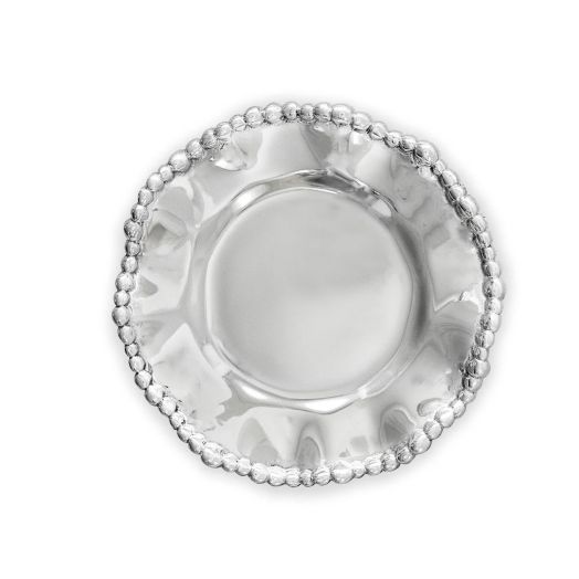 Beatriz Ball GIFTABLES Organic Pearl Plain Round Wine Plate