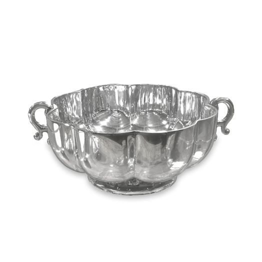 Medium sized silver bowl with handles