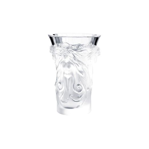 clear crystal with naiades emerging from sea