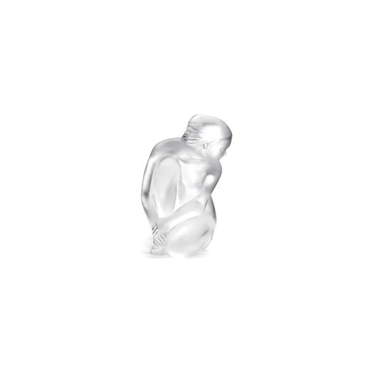 small crystal figurine of woman