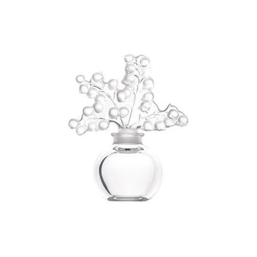 glass perfume botthle with designed topper
