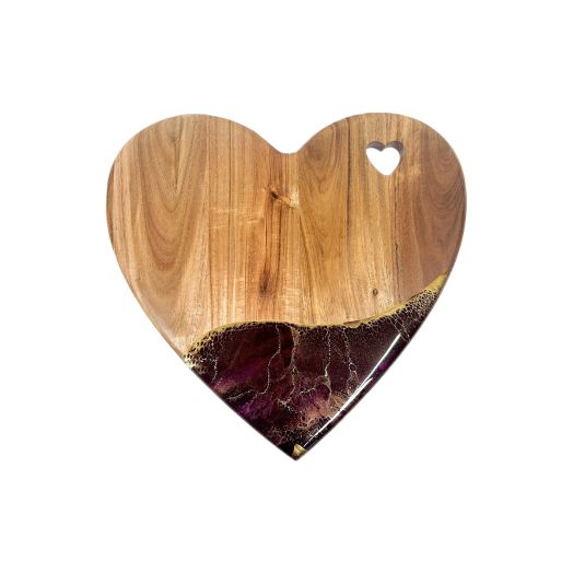 Heart shaped serving tray