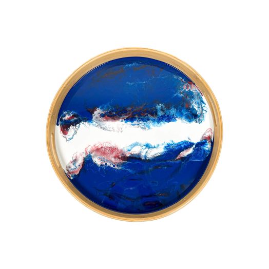 Red, white and blue serving tray